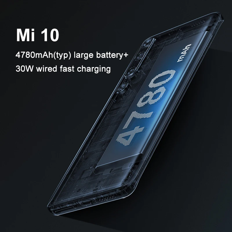 Глобальная версия смартфона Xiaomi Mi 10 8 Гб 128 ГБ AMOLED дисплей 6 67 дюйма мобильный