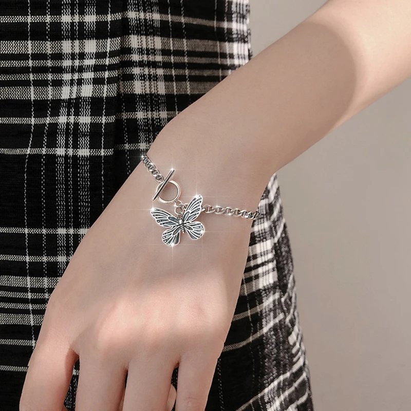 

Hot 2020 Design Butterfly Bracelet for Women Girl Top Quality Bling Pulseras Brasselet