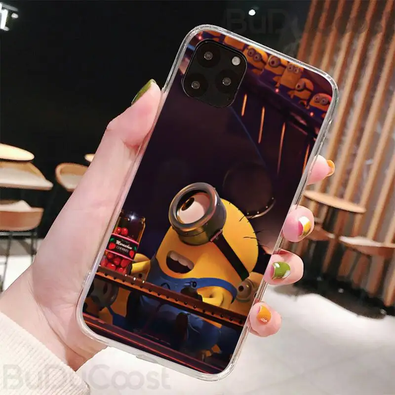 

CustomaryLittle Yellow Man Anime Custom Soft Phone Case For iphone 11 Pro11 Pro Max X 8 7 6 6S Plus 5 5S SE cass