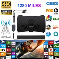 new hd 1080p 1180 miles 4k digital hdtv aerial indoor amplified freeview tv for life local channels broadcast antenna amplifier