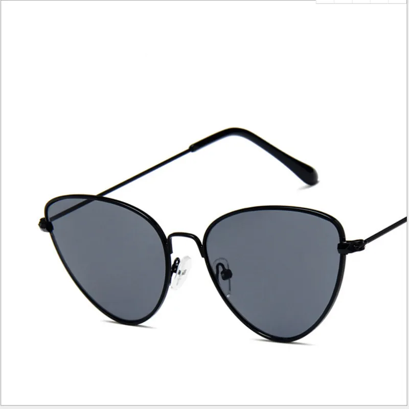 

Metal Cat Eye Sunglasses Europe and The United States Individual Character Piece Sunglasses Trend Sunglasses Female Retro Tone