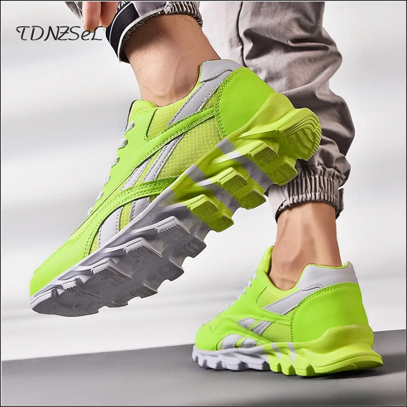 Кроссовки мужские дышащие Спортивная удобная обувь для бега большие размеры 47