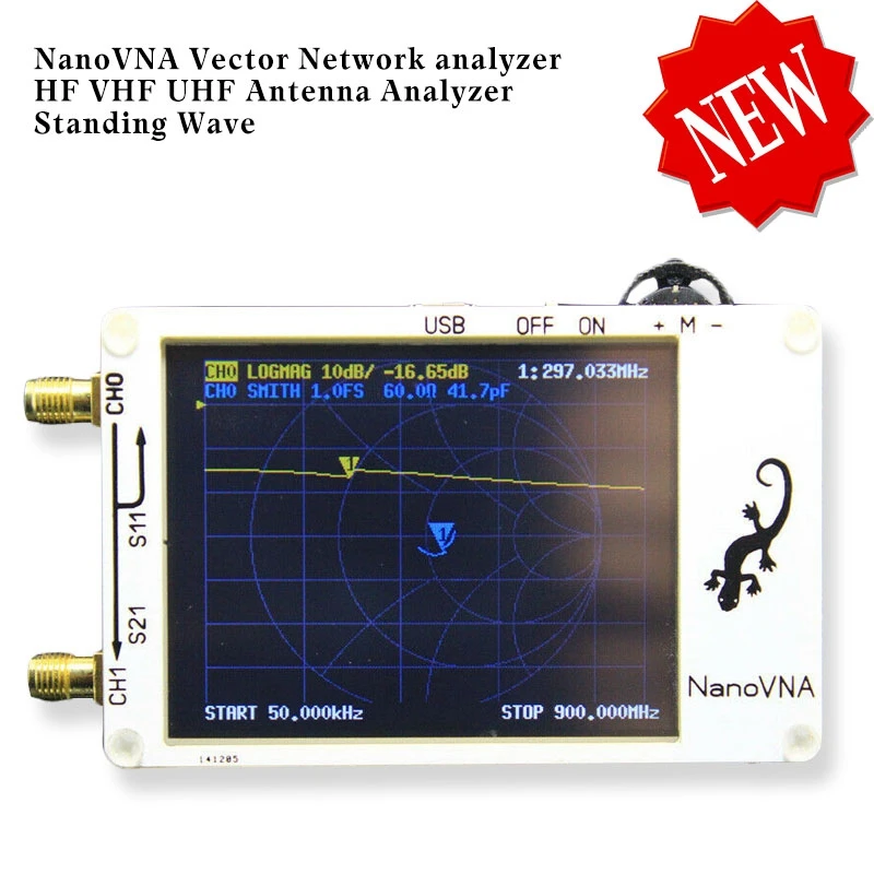 2 8inch nanovna vector network analyzer hf vhf uhf antenna analyzer standing wave electrical instruments measurement power tools free global shipping