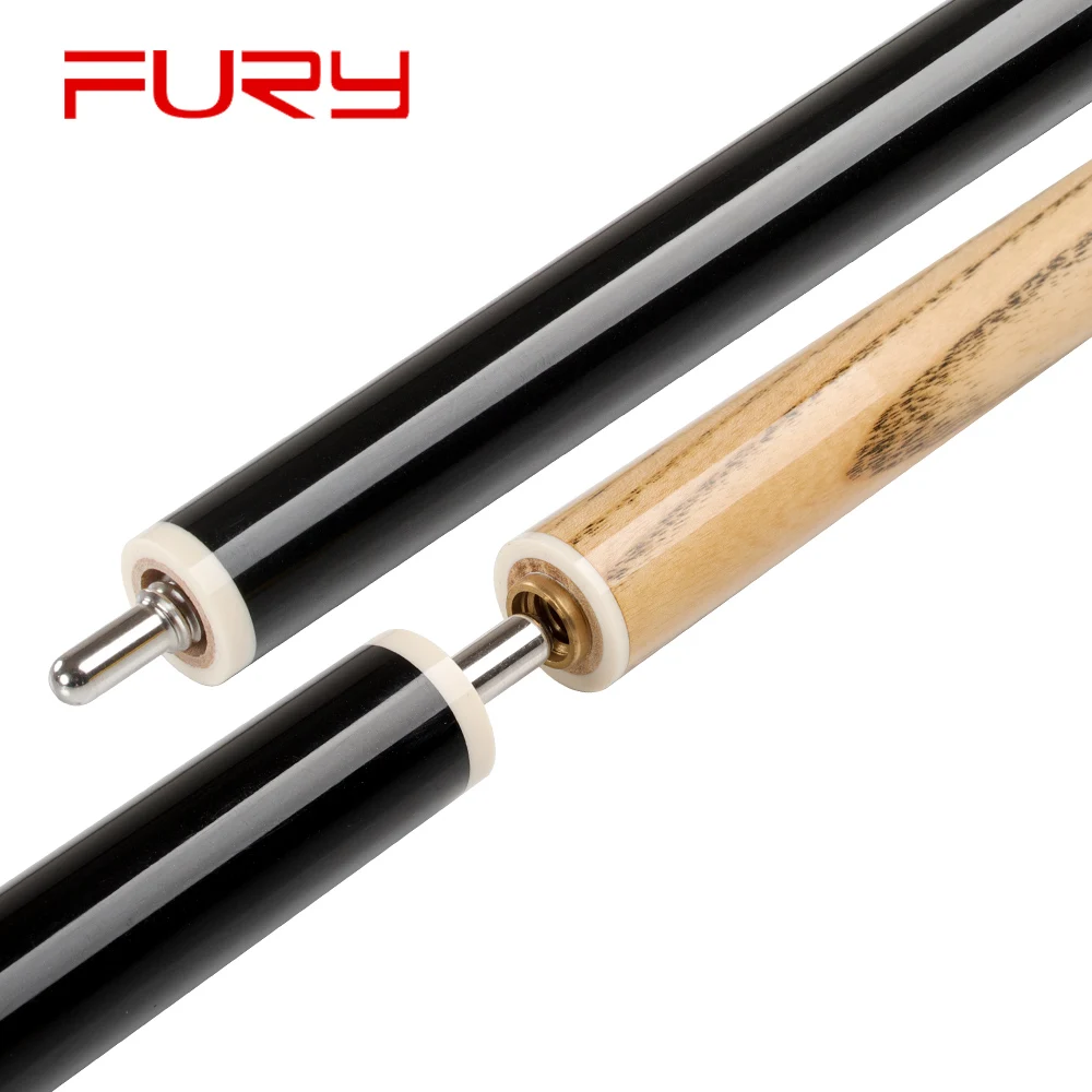 FURY JPS 3 Pieces Billiard Jump Cue Stick Ash Maple Shaft H5 13.8mm Fiber Green Glass Tip Billar Cue Kit for Athlete images - 6