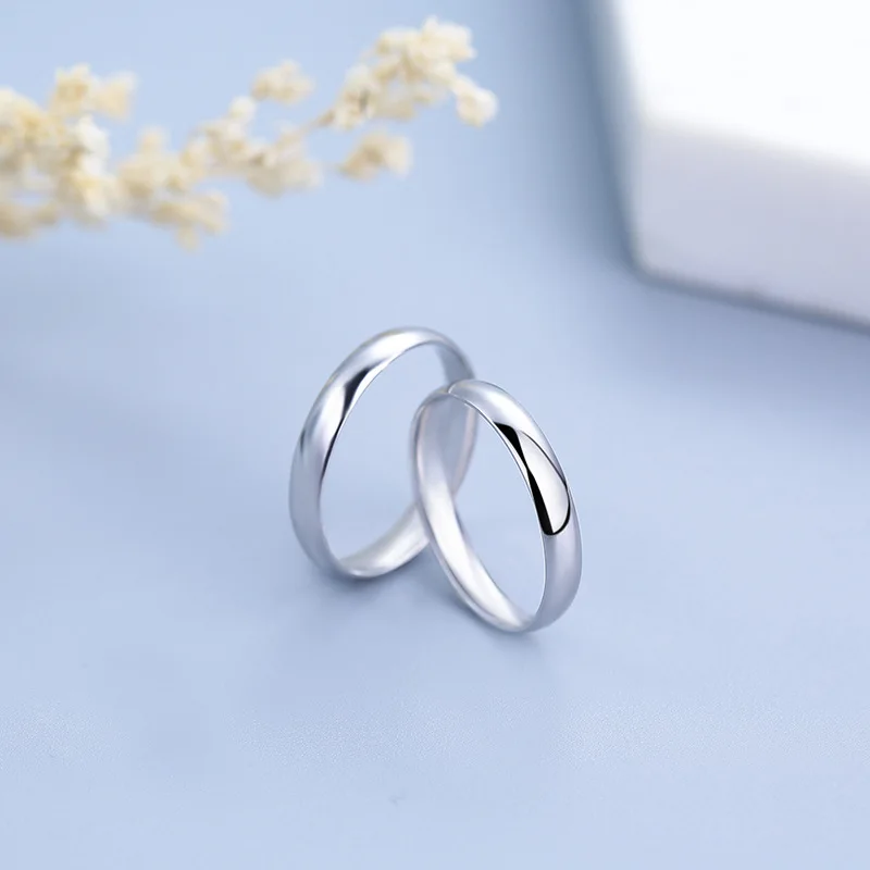 

Простой Обручение обручальное кольцо из натуральной 925 пробы серебро