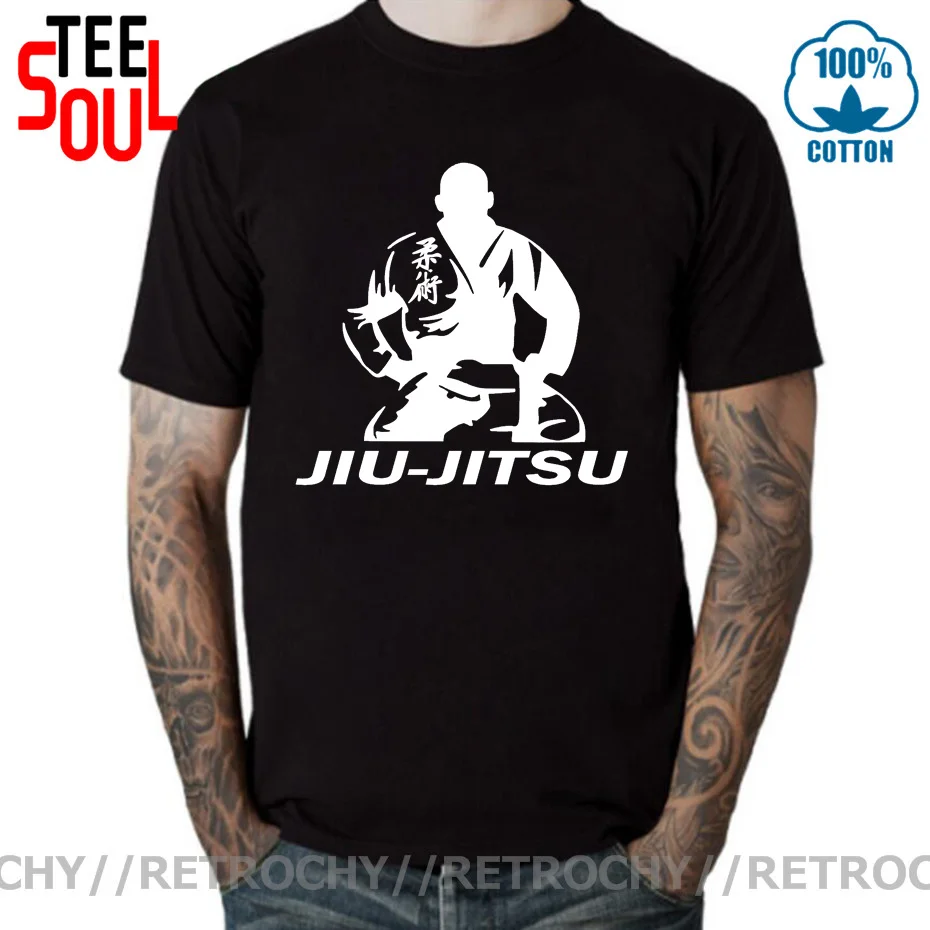Новинка Лидер продаж Мужская футболка в бразильском стиле футболки BJJ для