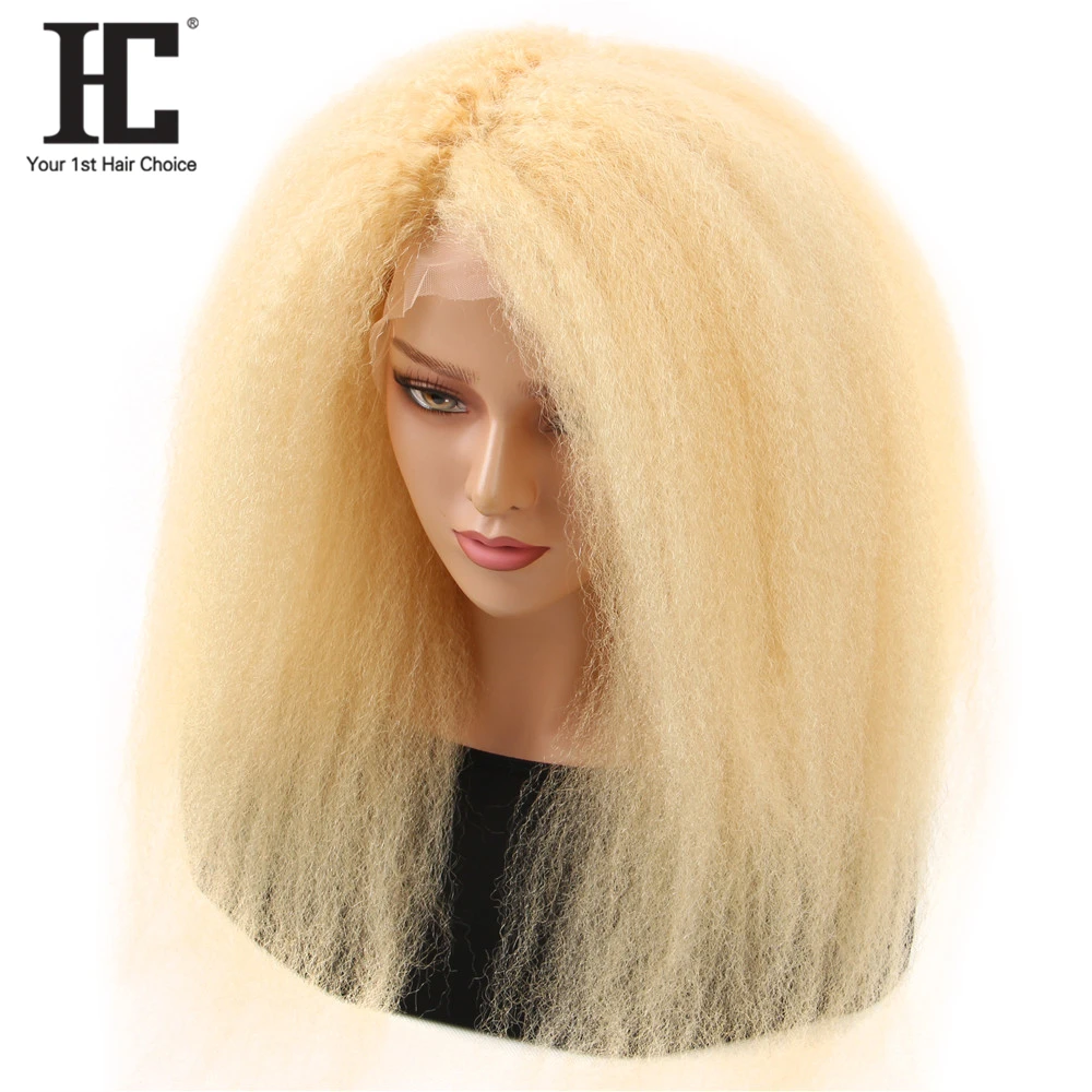 Блонд парик на кружеве бразильские кудрявые прямые волосы remy парики