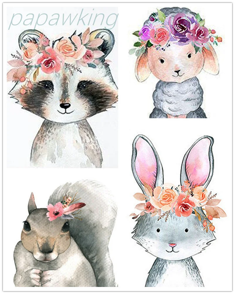 

Diy Animal Diamond Painting Full Diamond Exquisite Rabbit Zebra Cross Stitch Art Rhinestone Embroidery Home Decoration Picture