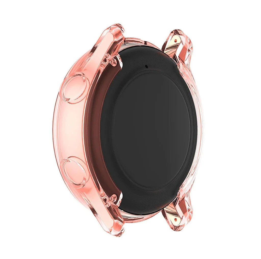 Прозрачный ТПУ жесткий защитный чехол для часов для samsung Galaxy Watch Активный Чехол для смарт часов TPU набор защитный чехол