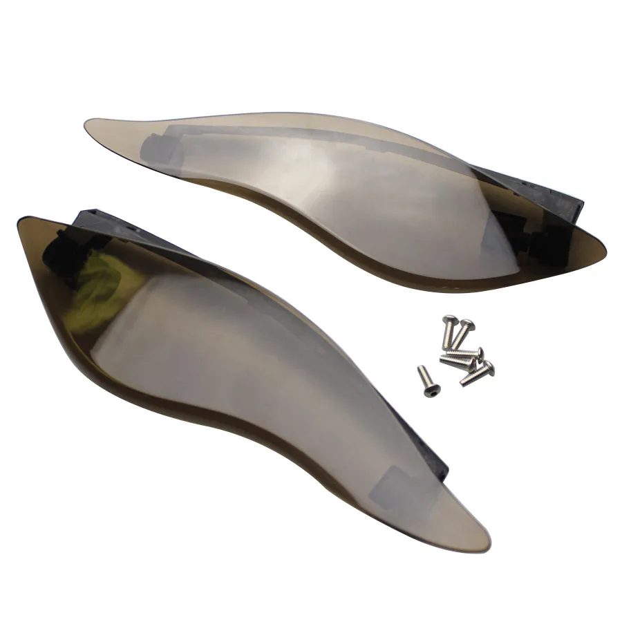 Мотоцикл Дым крыло лобовое стекло Регулируемый дефлектор воздуха для Harley Touring