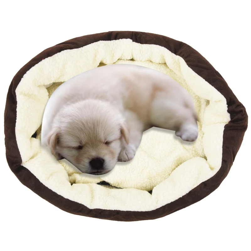 Cart Basket Niche removable cushion House Bed For Dog Cat Pet Size S 46*42*15cm COFFE | Дом и сад