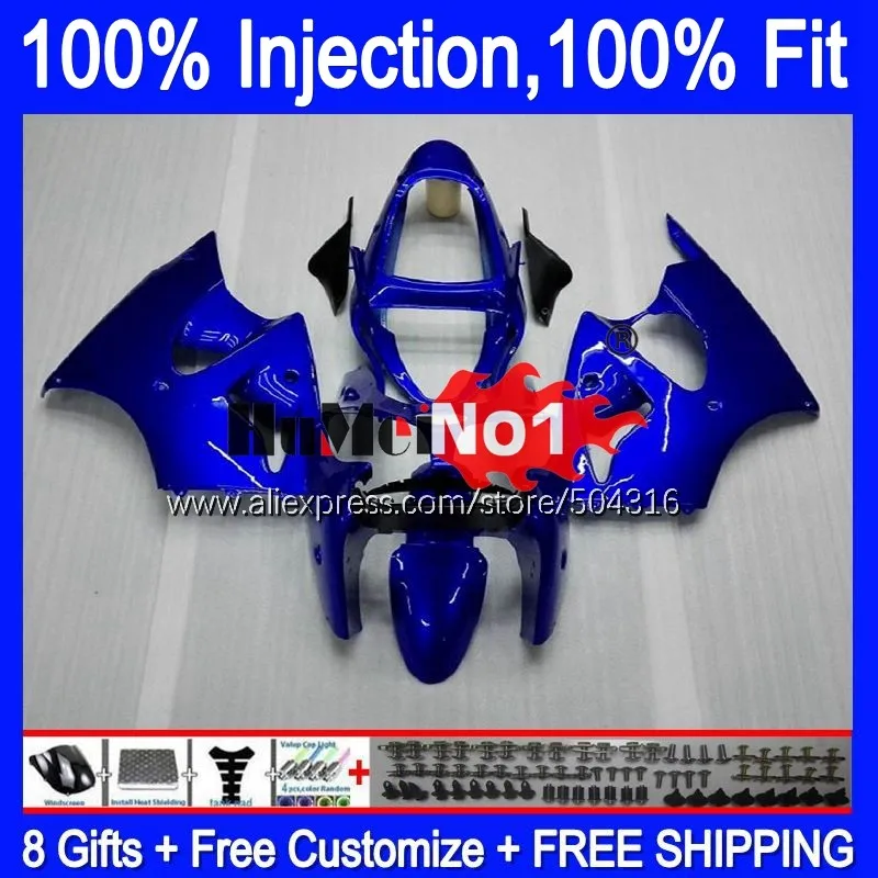 

Injection For KAWASAKI 600CC ZZR600 ZX600CC 05 06 07 08 ALL Blue 76MC.63 ZZR-600 ZZR 600 CC 2005 2006 2007 2008 Fairing