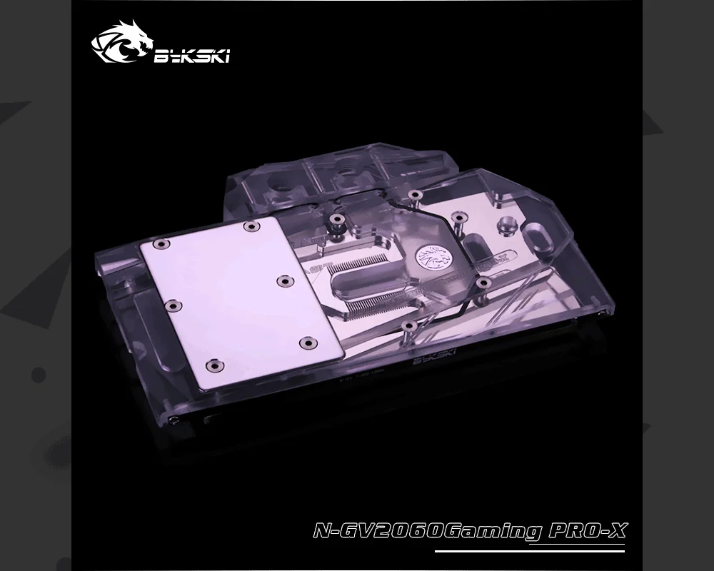 Bykski N-GV2060GamingPRO-X, полное покрытие видеокарты блок водяного охлаждения, для Gigabyte RTX2060/GTX1660Ti/1660 Gaming OC PRO 6G