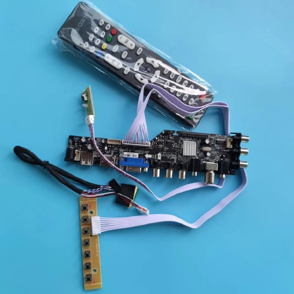 

Kit for LP173WD1(TL)(A3) VGA AV DVB-T DVB-T2 1600X900 Signal digital TV controller board LVDS 17.3" USB HDMI-compatible LED