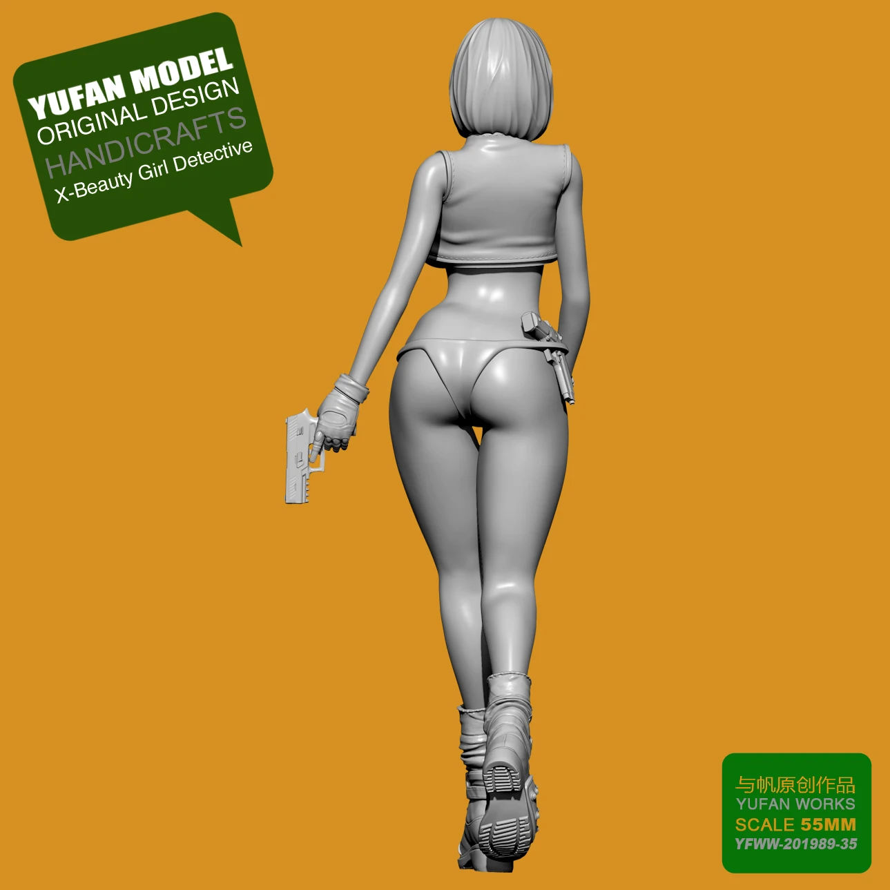 1/35 наборы смолы X ДЕТЕКТИВНАЯ красота Смола Солдат самособранный YFWW35-201989 |