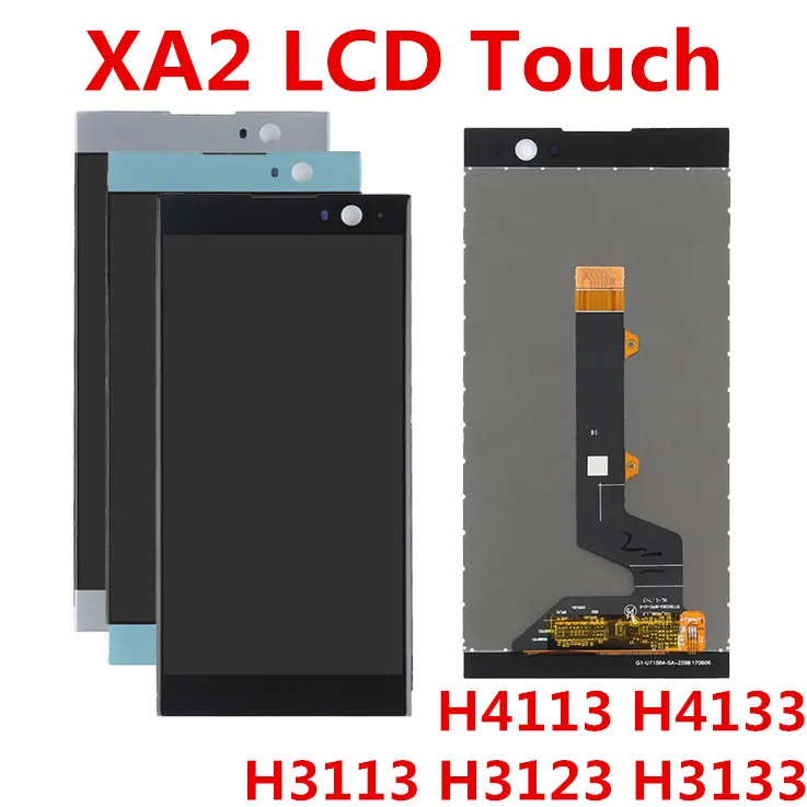 Сменный сенсорный ЖК экран JIEVER 5 2 дюйма для Sony Xperia XA2 H4133 H4131 H4132|Экраны мобильных