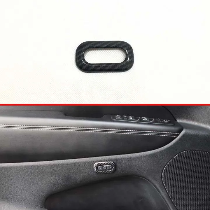 

Аксессуары для стайлинга автомобиля для Jeep Grand Cherokee 2018 2019, стильные аксессуары из углеродного волокна, Внутренняя регулировка сиденья, кноп...