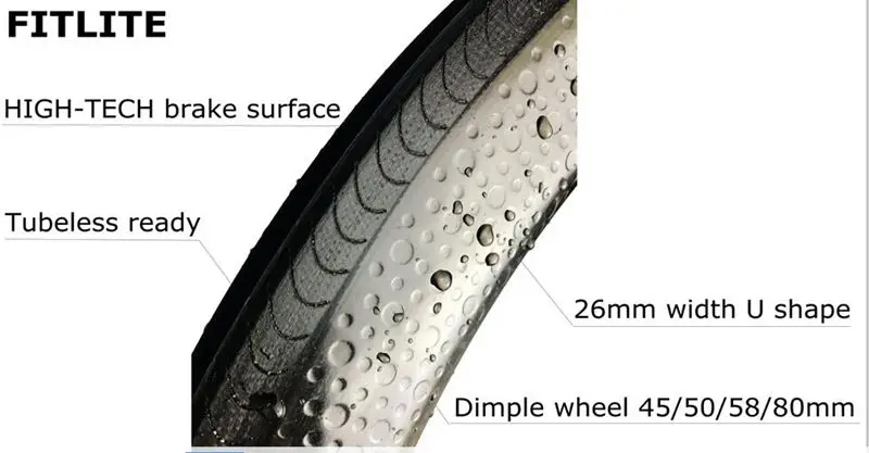 Углеродные колеса для дорожного велосипеда комплект колесных диммов 45 мм