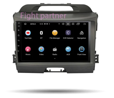 2.5D + ips Android 9 0 автомобильный Радио мультимедийный плеер gps навигатор для KIA Sportage