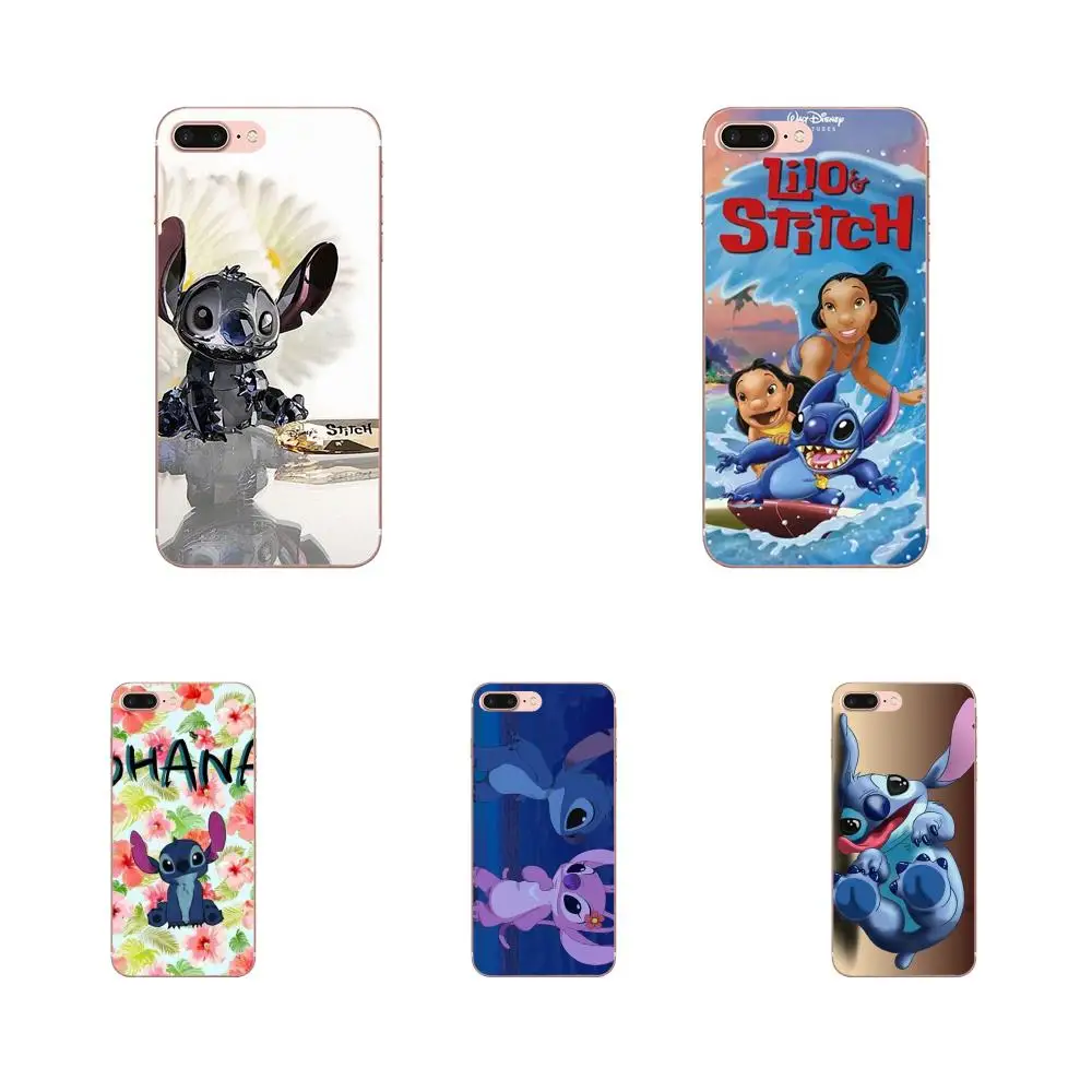 Мягкий модный чехол для телефона с рисунком серия &quotЛило и Стич&quot Семья Охана