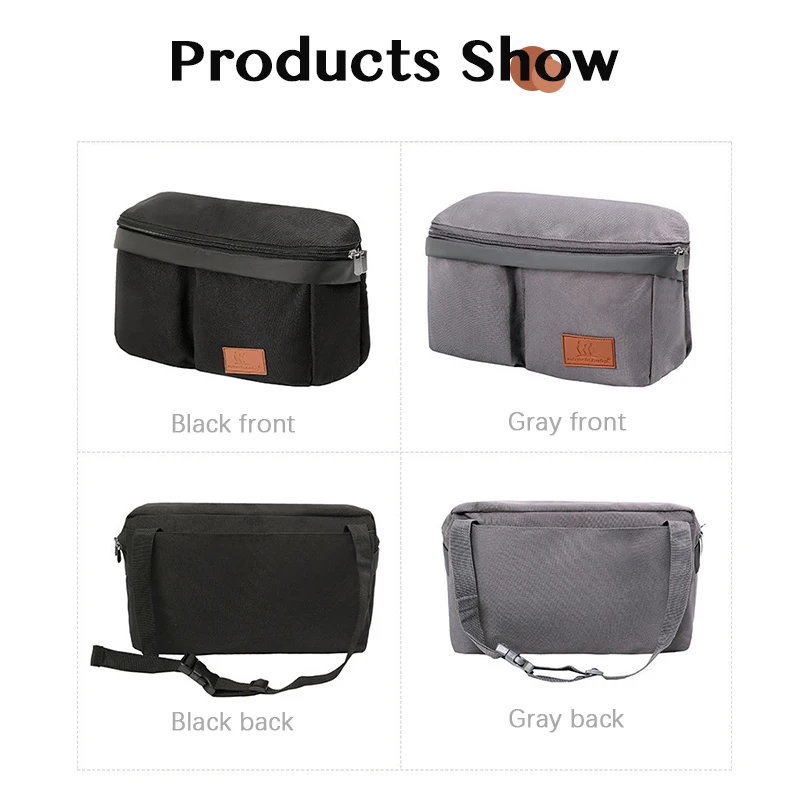 

Baby stroller storage bag cloth bag hook baby stroller waterproof large capacity baby bag stroller accessories hanging bag