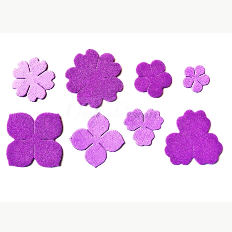 8/PCSNew умирает 3D пресс-формы &quotЦветок&quot трафареты скрапбукинга тиснение поделки