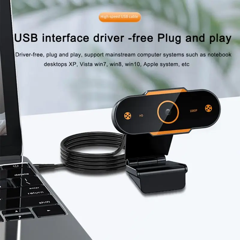 Автоматическая Фокусировка USB компьютерная веб камера цифровая с Micphone для