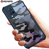 rzants for vivo v21 vivo v20 vivo v20 pro v20 se case camouflage military design shockproof slim crystal clear cover casing