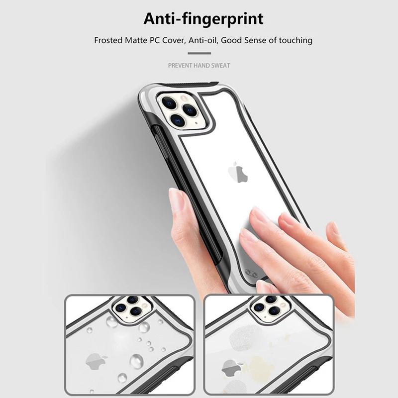 Противоударные чехлы для телефонов iPhone 11 Pro Max XS XR X 6 6S 7 8 Plus чехол контрастных