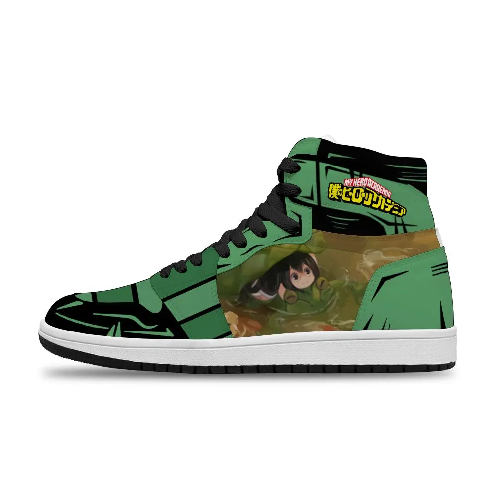 

Hot Japanese Anime Cartoon My Hero Academia Diy Printed Sport Non-Slip Leisure Shoes For man Men Unisex trend sports shoes