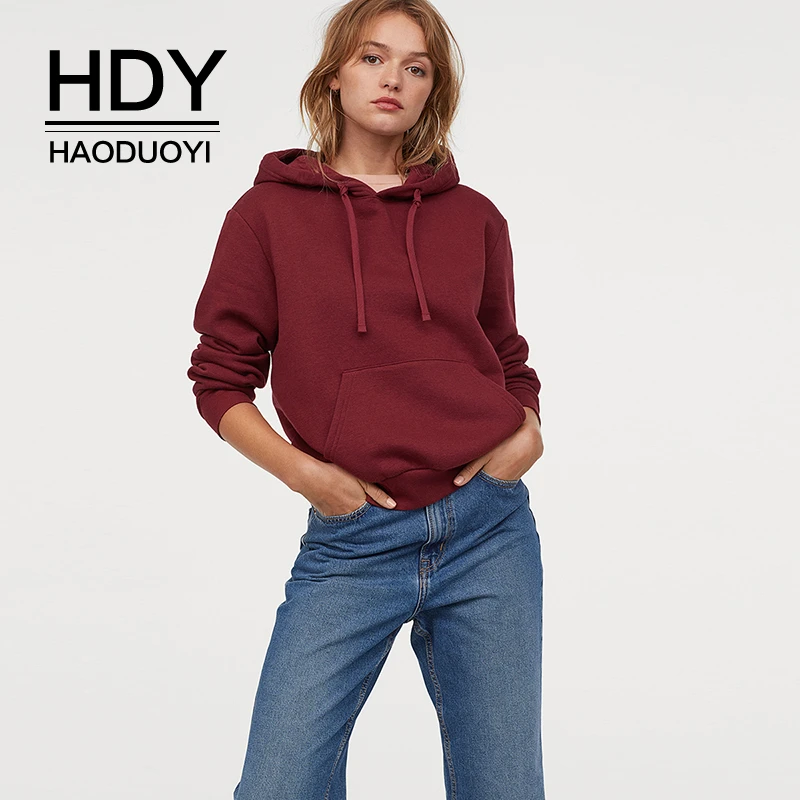 HDY Haoduoyi Новые Модные осенние повседневные тонкие Стильные топы для отдыха с