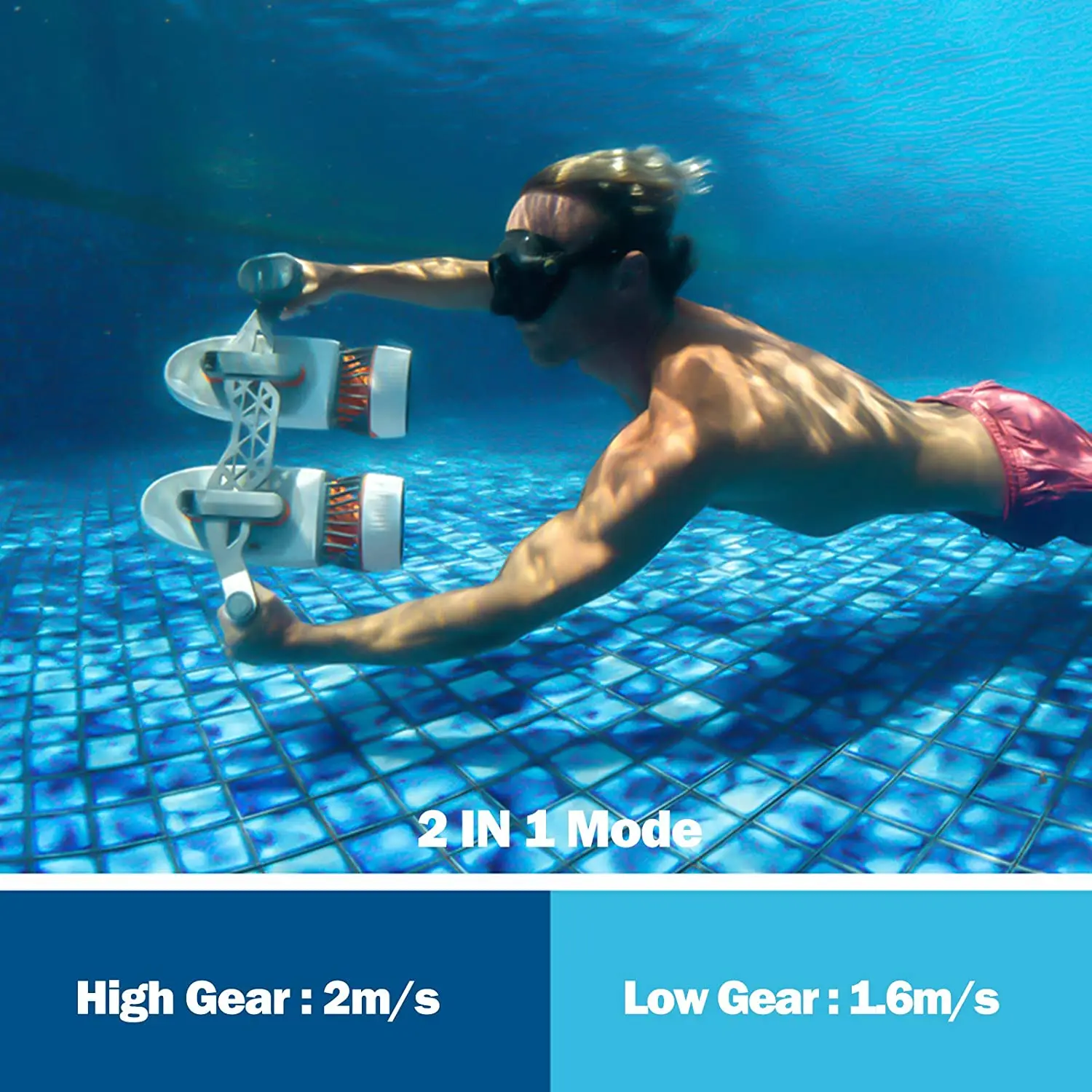 

Подводный скутер Sublue Tini, двойной мотор, водный скутер, Экшн-камера, подводное плавание, скутер, водные виды спорта, бассейн