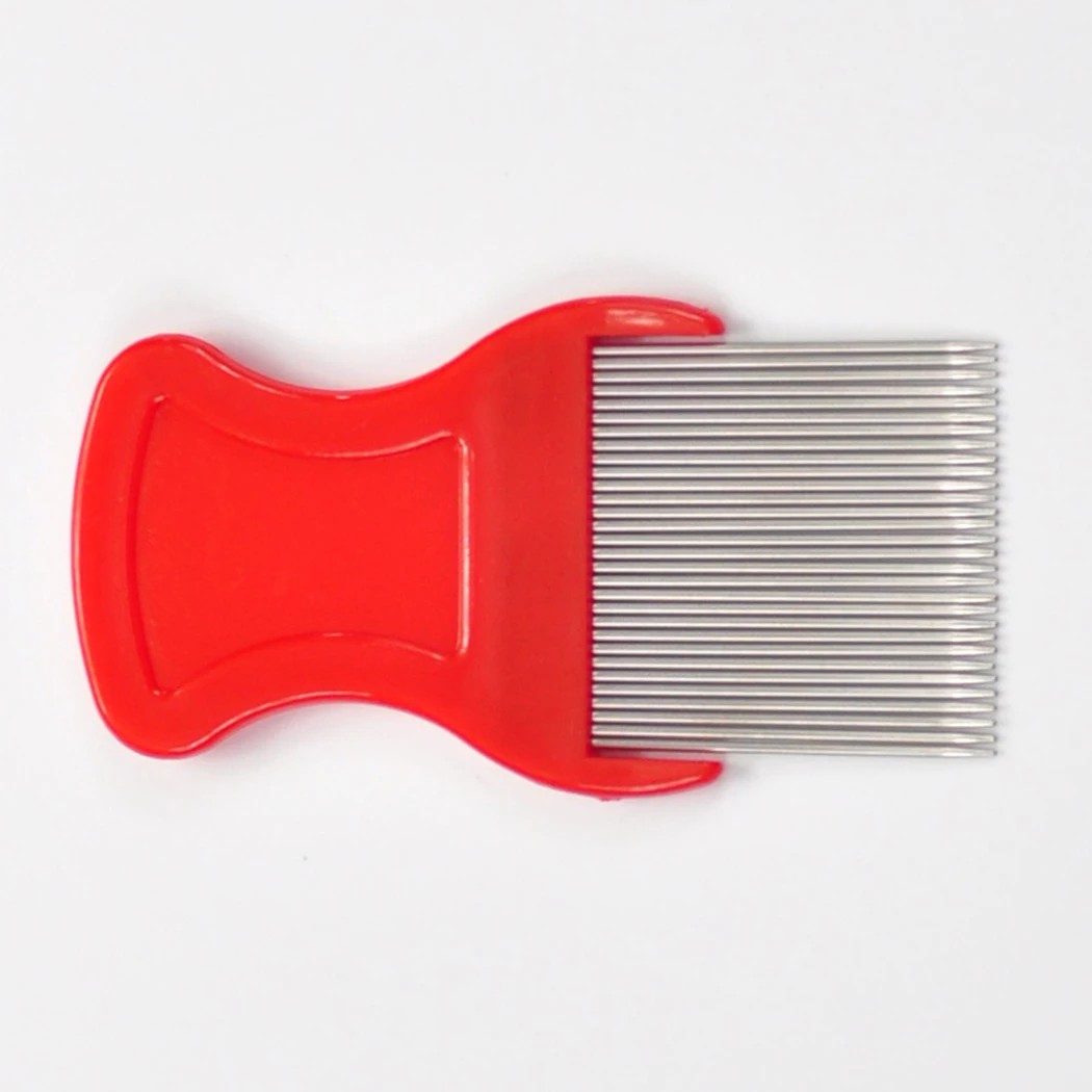 

Pet Cat Dog Lice Comb Stainless Steel Hand-Held Cats Grooming Combs Puppy Dogs Bathing Cleaning Stain Remover Comb Random Color