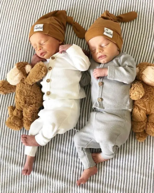 

2019 Newborn Baby Girl Boy Knitted Long Sleeve Tops Pants Leggings Outfits Clothes Solid Button Baby‘s Sets