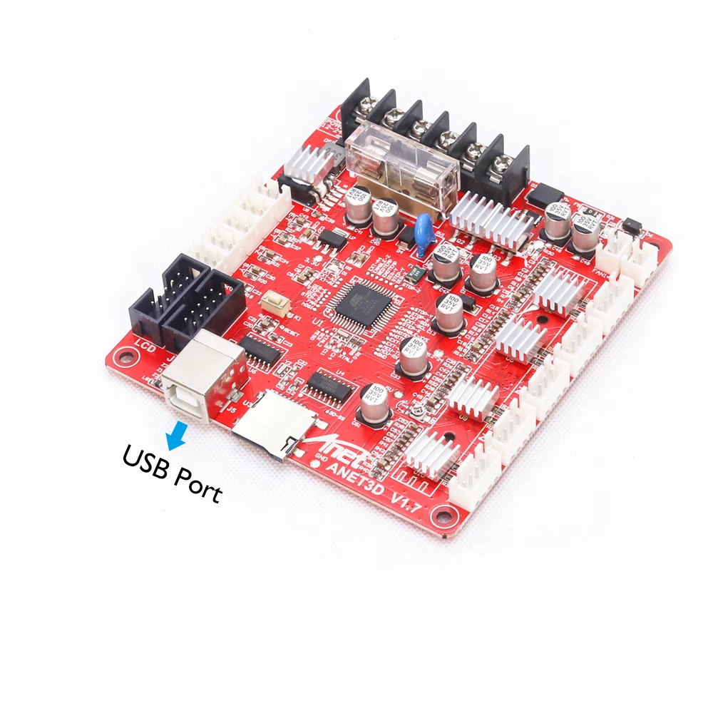 Anet A1284 Base V1.7 материнская плата для A8 DIY самосборка Набор настольного 3D