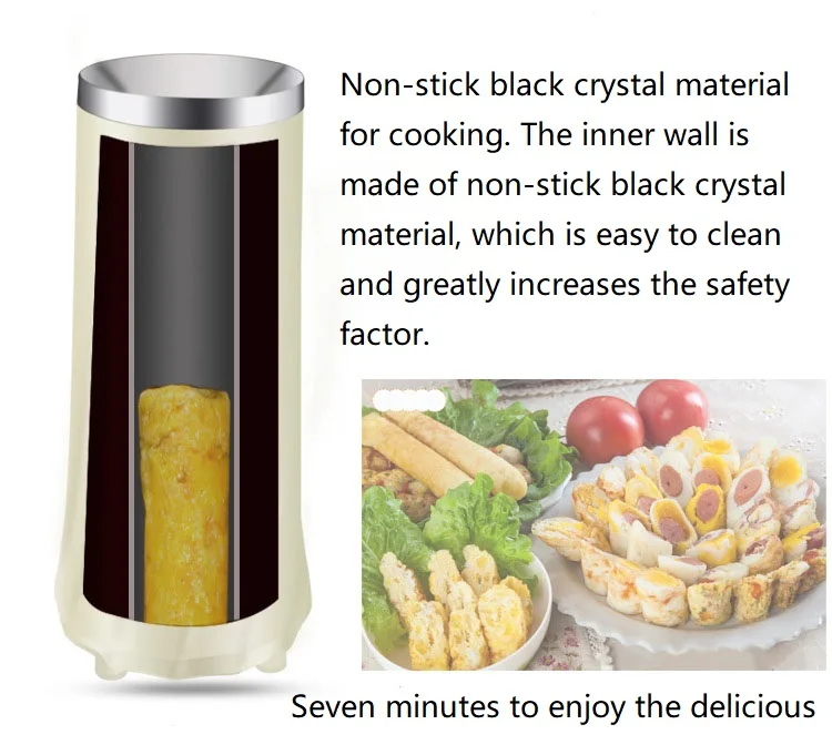 

Automatic Eggs Roll Maker mini electric Egg Boiler cup omelette breakfast machine cooking tools Eggmaster Sausage Burrito