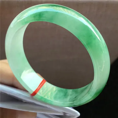 

Браслет из натурального бирманского светильник-окрашенного зеленого цветка с нефритом 54-64 мм, Элегантные украшения принцессы, лучший подар...