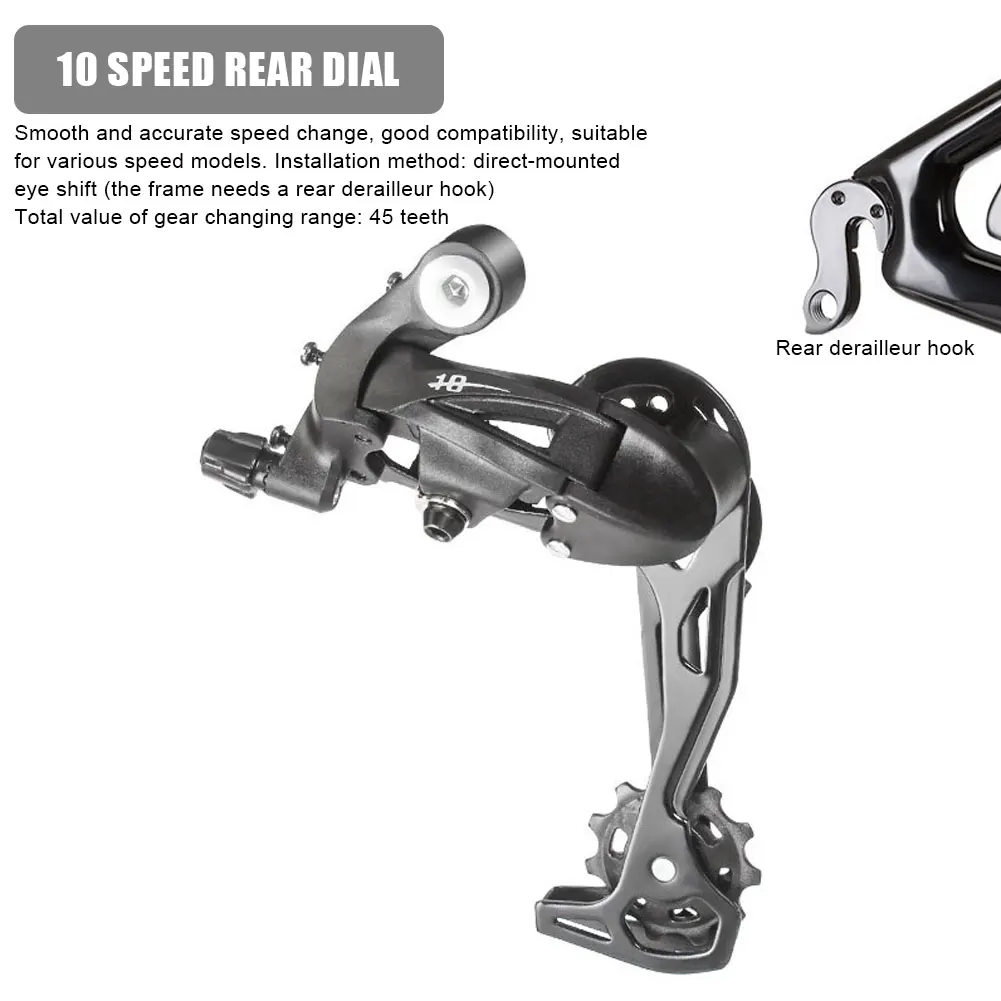 

Bicycle Transmission Mountain Bike Rear Derailleur 7/8/9/10/11 Speed Fit Shimano Derailleur Transmission Accessories Pull Back