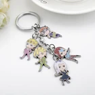 Брелок для ключей с японским аниме, мультяшный брелок для ключей Джоджо невероятные приключения, с фигуркой йотаро кудзё, для косплея, для автомобиля, сумки, рюкзака