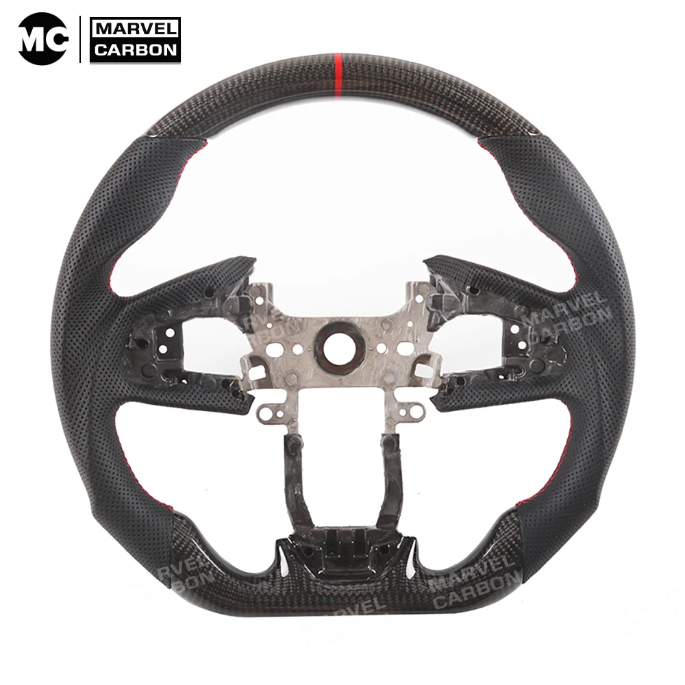 

Race display 100% Real Carbon Fiber Steering Wheel for Honda Civic