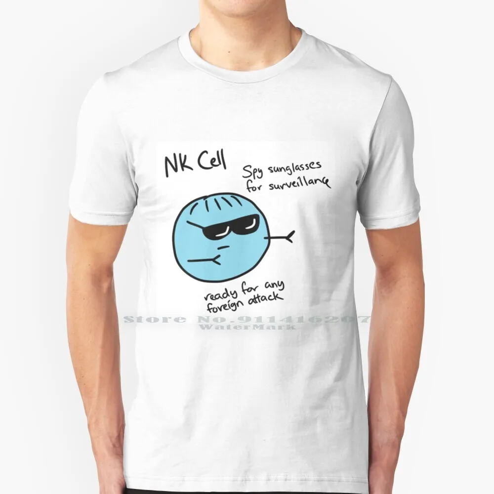 

Nk Cell T Shirt 100% Pure Cotton Natural Killer Cell Nk Cell Immunology Immune Cell Innate Immune System Biology Science Cells