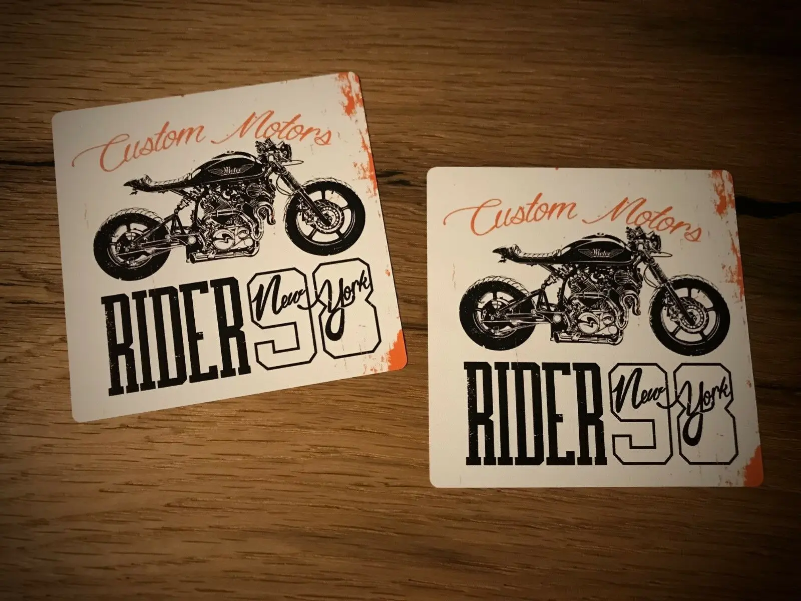 Наклейка для байкеров винтажный Ретро велосипед Кафе Racer Scrambler Custom #115 Sticker