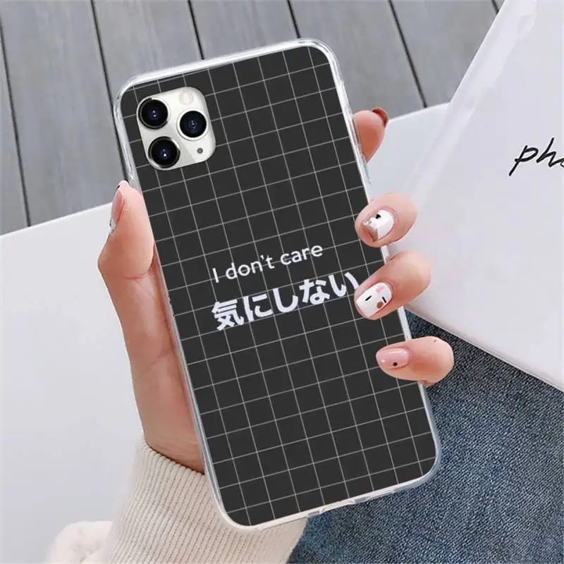 

Japanese slogan Phone Case For iphone 12 5 5s 5c se 6 6s 7 8 plus x xs xr 11 pro max mini