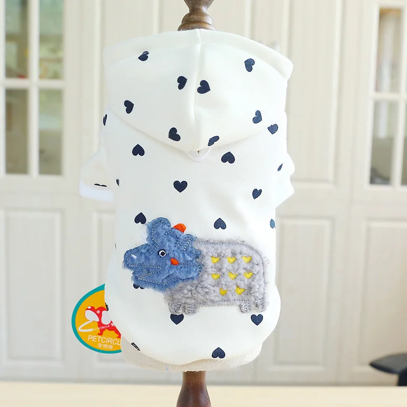 Одежда для домашних животных PETCIRCLE одежда собак Тедди Бишон с вышивкой