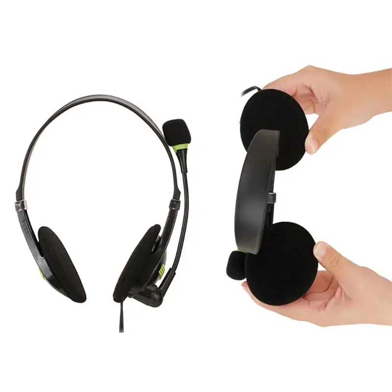 

Universal Wired Stereo Headphone USB/3.5mm Interface Gaming Headset Laptop Computer PC Earphone with Microphone
