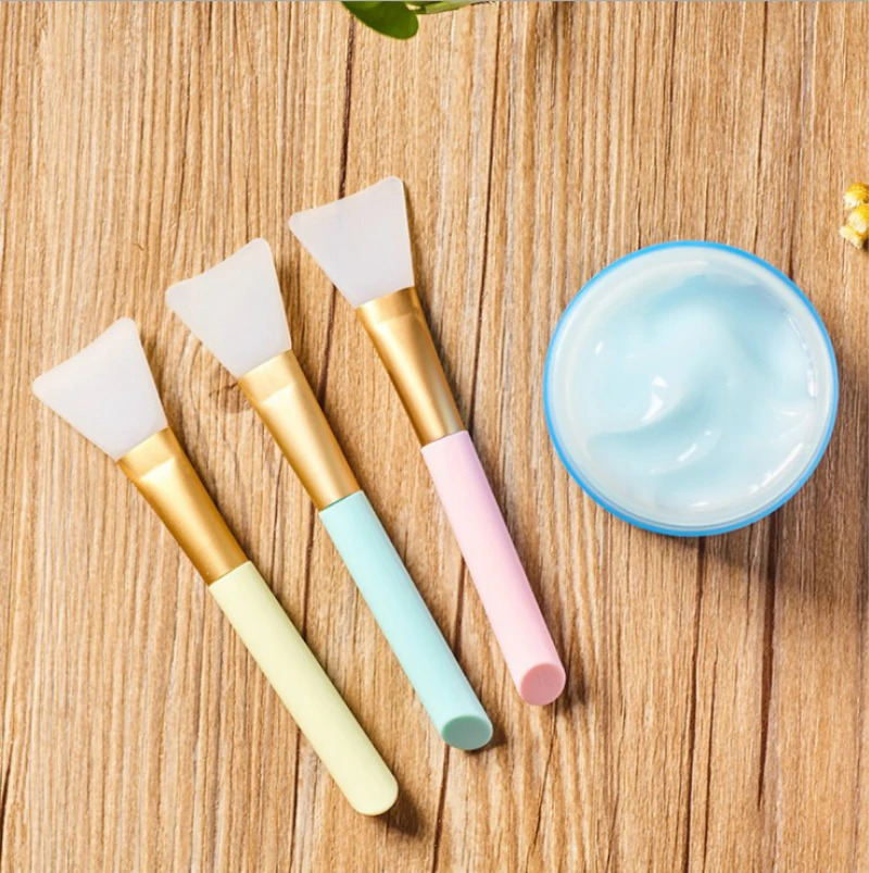 

1 Pcs Professional Pretty Lady Makeup Brushes Face Mask Brush Silicone Gel DIY Beauty Easy Clean Facial Care Making Tool
