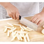 Слайсер SKTN из нержавеющей стали для картофеля, измельчитель для теста, овощей, фруктов, волнистый нож для резки, измельчитель для картофеля, фри