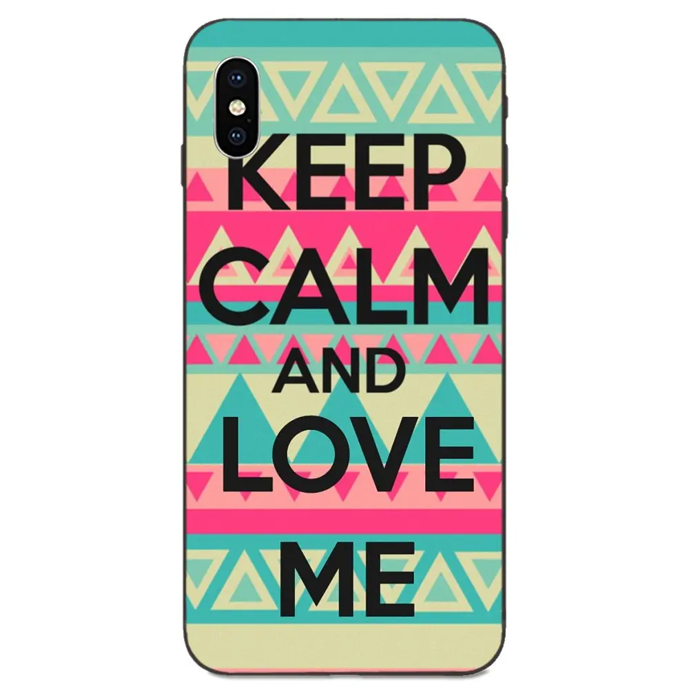 ТПУ сотовый телефон Keep Calm And Love Me style для huawei nova 2 2S 3i 4 4e 5i Y3 Y5 II Y6 Y7 Y9 Lite Plus Prime Pro 2017 2018