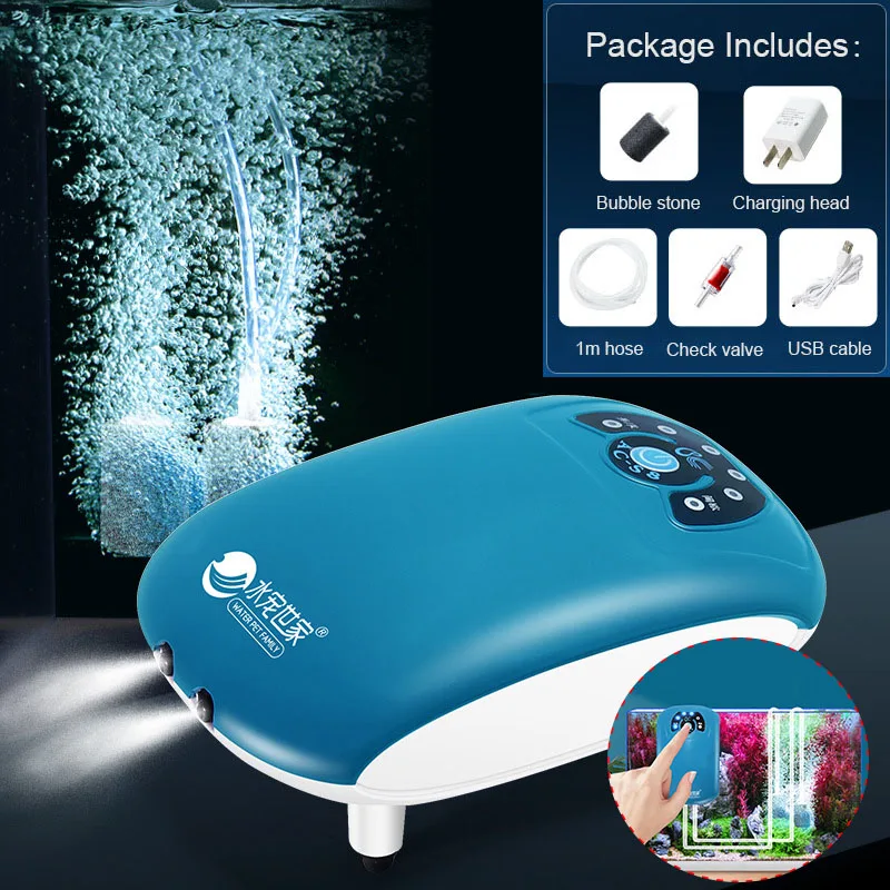 

Аквариумный аэратор, насос для аквариума, кислородный воздушный насос, аквариумный воздушный компрессор для рыб, регулируемый кислородный ...