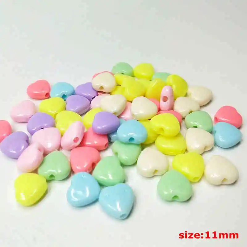 Полимерные буровые бусины Hl 100 шт./лот акриловые ручной работы аксессуары для